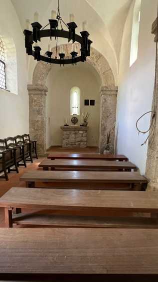 Die Burgkapelle in der Burganlage Hohenstein