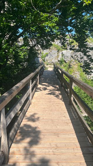 Ehemalige Zugbrücke der Burganlage-Neideck