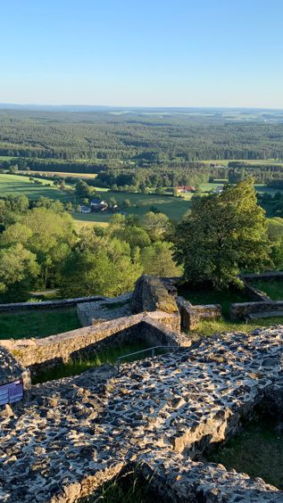 Burgruine-Waldeck - Ausblick
