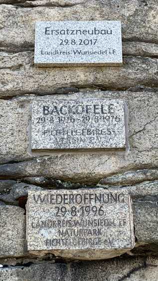 Die wundervolle Aussicht auf das Fichtelgebirge