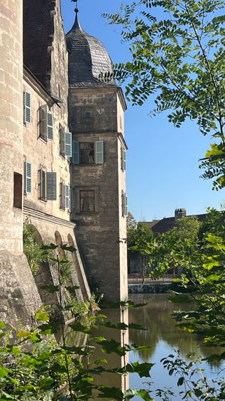 Wasserschloss Mitwitz mit Burggraben
