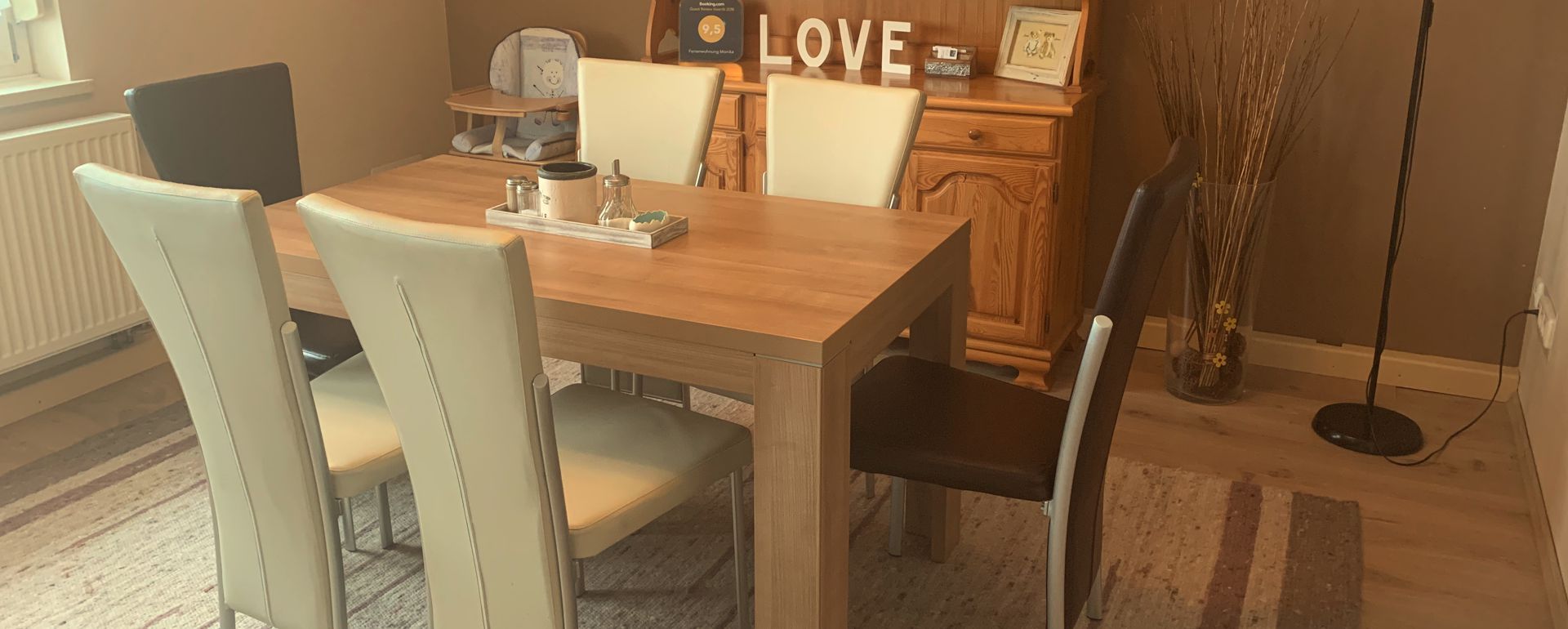 Das-Esszimmer der Ferienwohnung