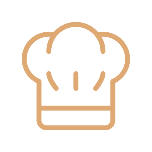 Küche mit Töpfen und Pfannen